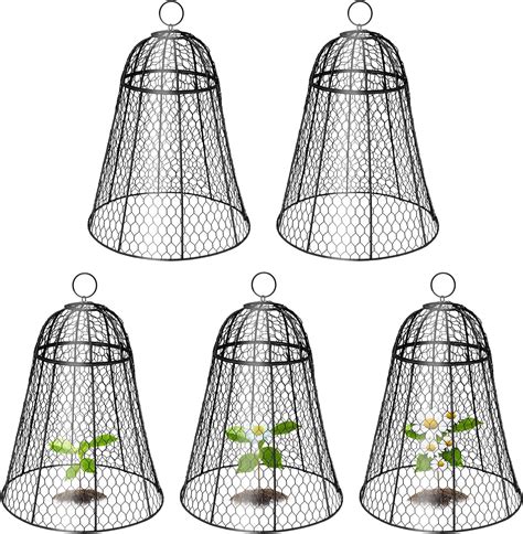 Ebuy 5 Pack Plant Protection Cage With Detachable Top