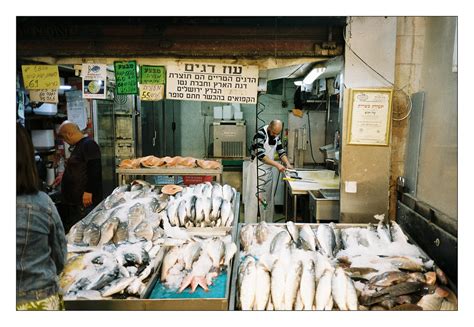 Jerusalem Fresh Fish Seller Mahane Yehuda Market Jerusal Flickr