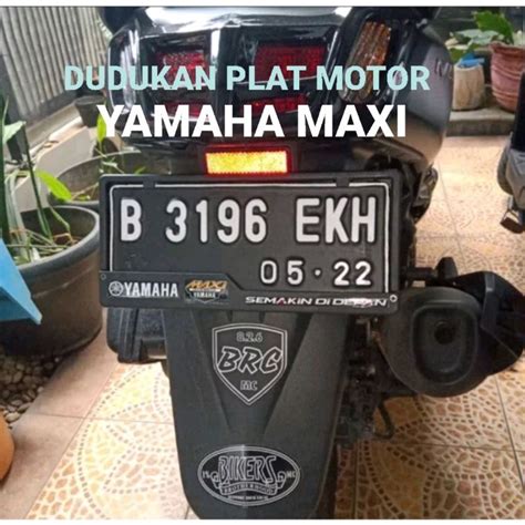 Jual Cover Plat Nomor Motor Yamaha Maxi Nmax Aerox Xmax Lexi Vixion