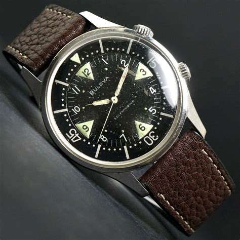 1961 Bulova Super Compressor Self Winding 42mm All Original Dive Watch