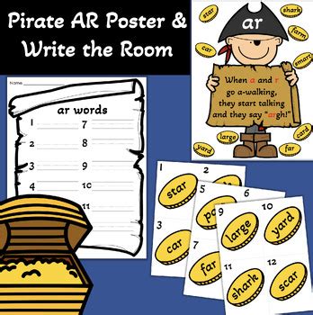 AR Words Pirate Poster Write The Room By Joelle Erich TPT