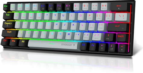 E Yooso Wireless Mechanical Keyboard Bluetooth24gusb C