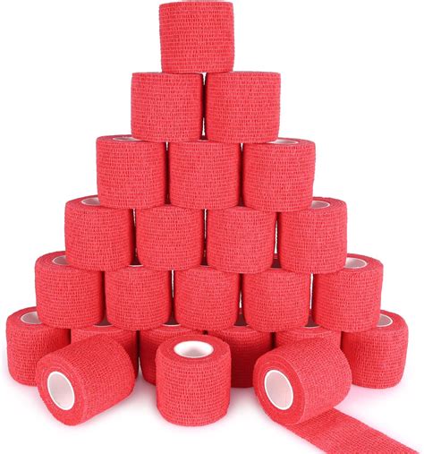 24 Pack Self Adherent Cohesive Bandage Wrap 2” X 5 Yards