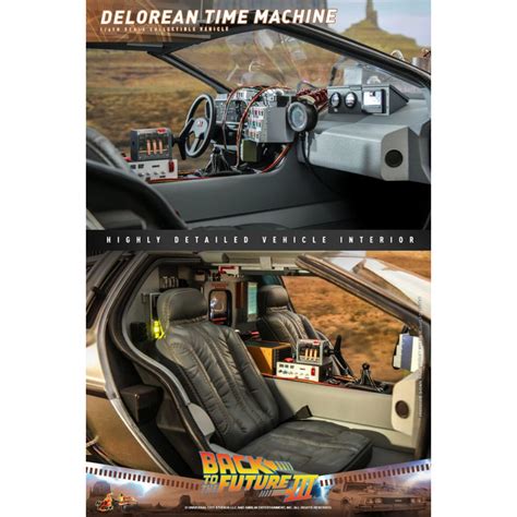 Delorean Time Machine Movie Masterpiece Hot Toys Retour Vers Le Futur Iii