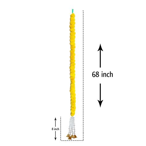 Ihandikart Artificial Marigold Rajnigandha Garland At Rs Piece