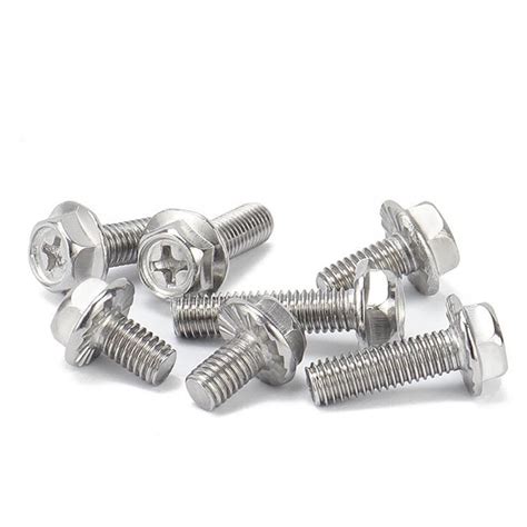 Din Flange Washer Head Phillips Concave Stainless Steel Hex Bolt