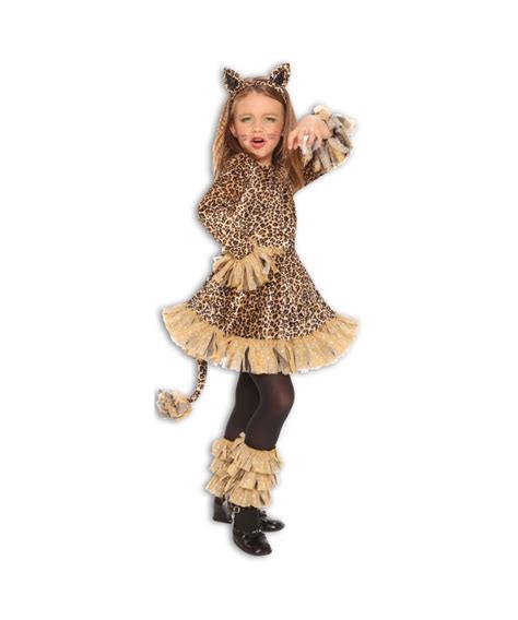 Lovely Leopard Girls Costume - Animal Costumes