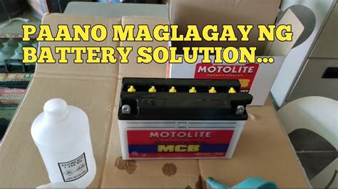 Paano Maglagay NG Battery Solution Sa Battery BatteryMasterTV YouTube