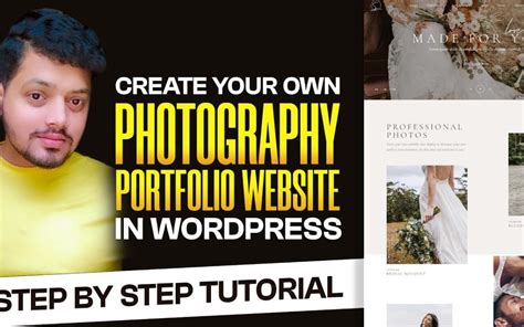 How To Make A Photography Website Using WordPress Elementor STEP BY