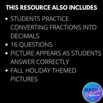 Decimals By Math Rational Middles Tpt