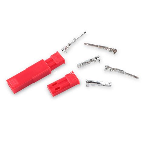 10sets 2 54mm JST SYP 2 Pin Female Male Red Plug Housing Crimp