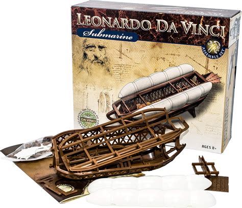 Edu Toys Leonardo Da Vinci U Boot Modell Bausatz Amazon De Spielzeug