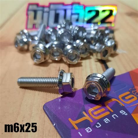 Jual Baut Probolt X Stainless Model Kunci Hexagon Original Heng