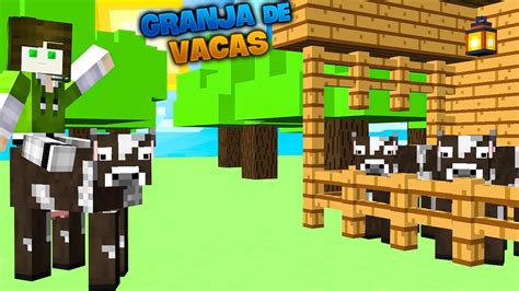 🐄 Granja De Vacas Para Bedrock Y Java 🚀 Carne Cocinada Tutorial