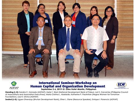 ADFIAP Organizes Training On Human Capital And Organization Development