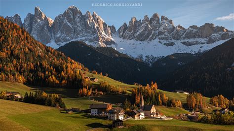 Val Di Funes Foliage Juzaphoto