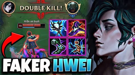 T1 Faker Hwei Vs Pyke MID Patch 14 1 Ranked Korea YouTube