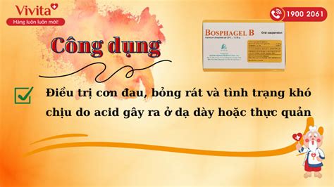 Hỗn Dịch Uống Trị Trào Ngược Dạ Dày Thực Quản Bosphagel B Vivita