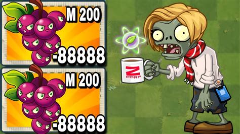 Pvz2 Challenge Every Plant With 5 Plant Food Vs Zombie With Level 50