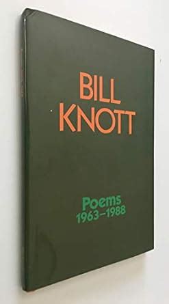 Poems 1963 1988 Pitt Poetry Series Knott Bill 9780822936121