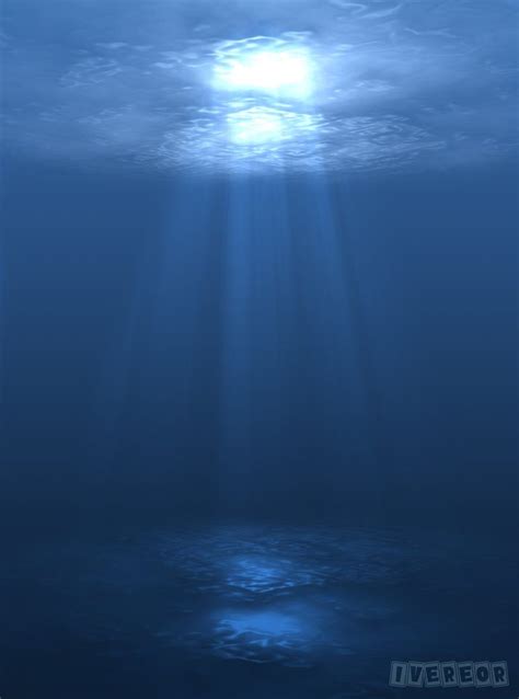 Deep Sea Ray Of Light By Ivereor