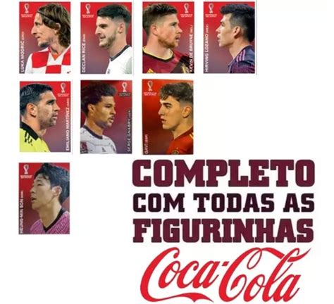 Kit Figurinhas Coca Cola Qatar Copa Do Mundo Panini Escorrega