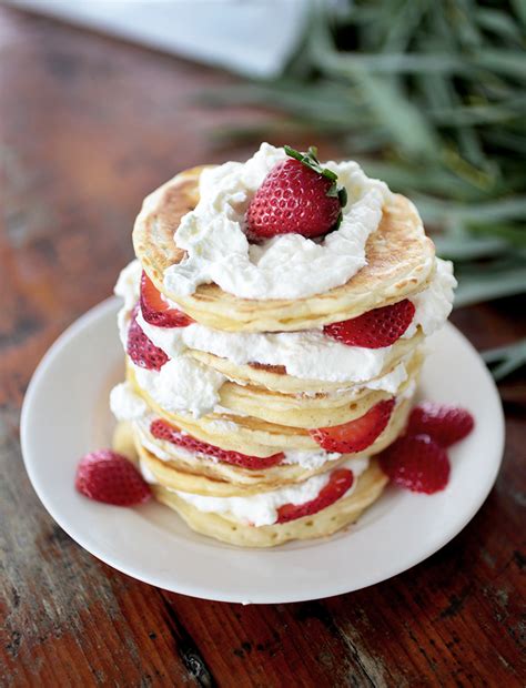 Strawberry Crème Fraîche Pancakes The Merrythought