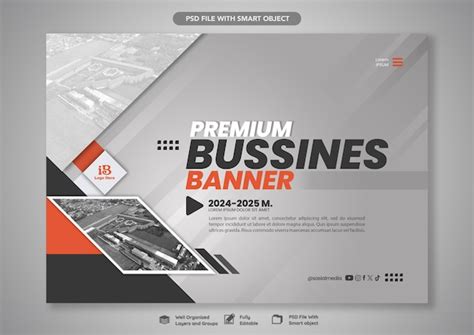 Premium PSD | Psd banner business template