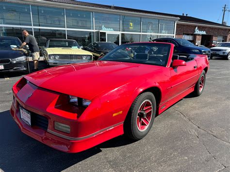 1989 Chevrolet Camaro Rs Convertible Stock 8596c For Sale Near