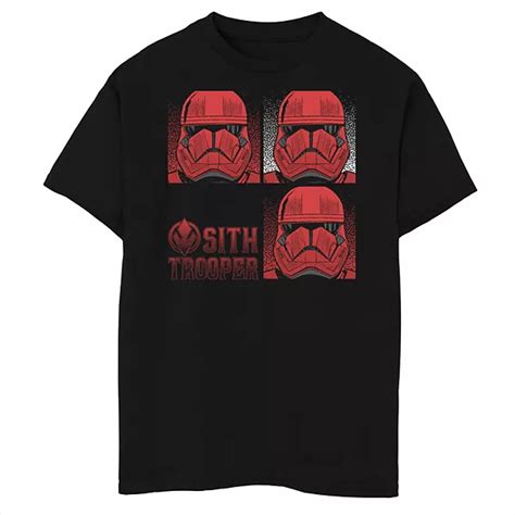 Boys 8 20 Star Wars The Rise Of Skywalker Sith Trooper Panels Graphic Tee