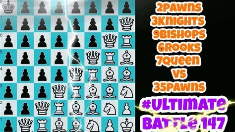 Ultimate Battle Pawns Knights Bishops Rooks