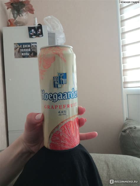Пивной напиток Hoegaarden Grapefruit - «Хугарден Грейпфрут... любовь ...