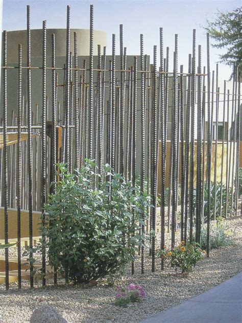 Rebar Fence Ideas