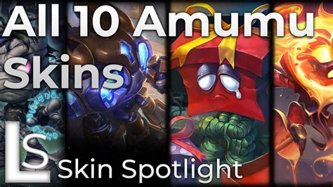 ALL AMUMU SKINS Skin Spotlight League Of Legends YouTube