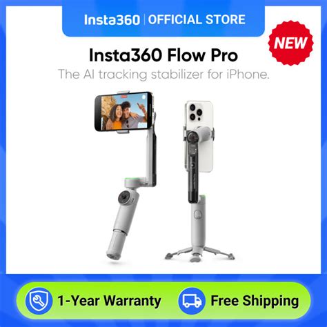 Insta Flow Pro Ai Powered Gimbal Stabilizer For Smartphone Apple