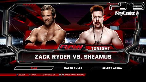 Wwe 2k14 Ps3 Zack Ryder Vs Sheamus 2k Mclassic Youtube