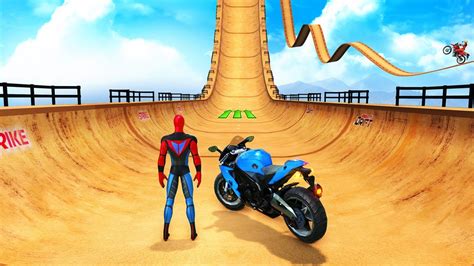 Spiderman Bike Xtreme Stunts Superheroes Motorbike Game Android