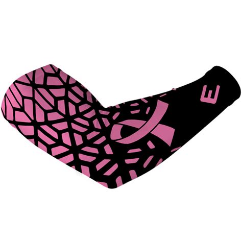 Pink Honeycomb Breast Cancer Arm Sleeve Spoollily