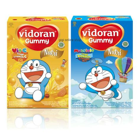 Jual Vidoran Gummy Nutri Multivitamin G Shopee Indonesia