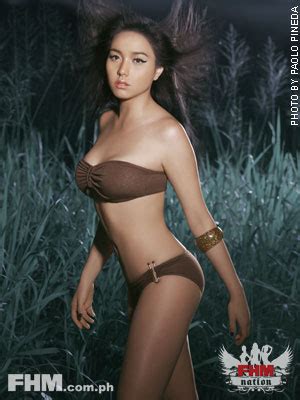 Christine Reyes And Katrina Halili In 2008 FHM Calendar Bikini Exotic