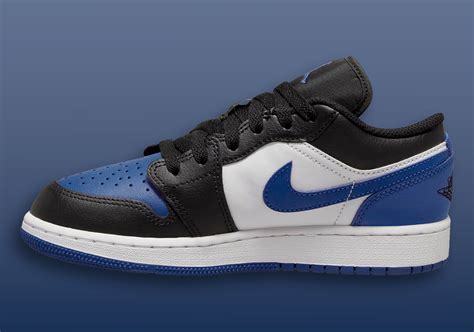 Air Jordan 1 Low GS Black Royal 553560 140 SneakerNews