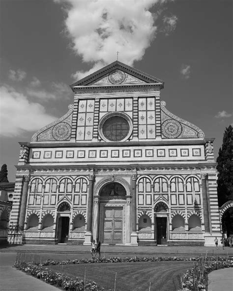 Leon Battista Alberti Facade Of Santa Maria Novella 1456 70