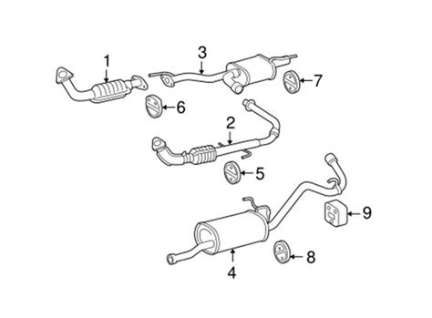 2007 Toyota Tundra Exhaust System Diagram