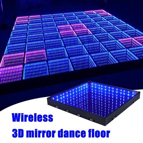 Painéis de chão de dança 3D Abyss LED RGB 3 em 1 para andar de dança