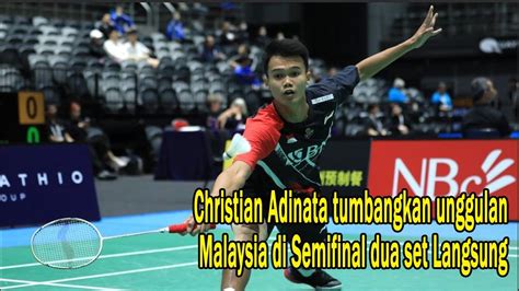 Christian Adinata Tumbangkan Men Single Malaysia Di Semifinal Sea Games