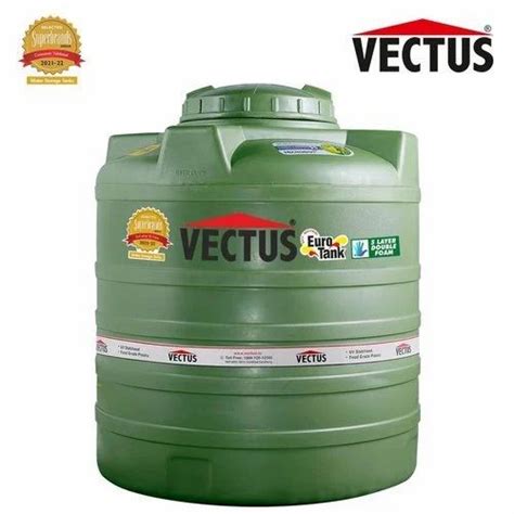 Green Vectus Euro Five Layer Water Tank Storage Capacity L