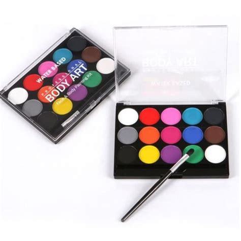 Kit De Peinture Corporelle Pour Le Visage Couleur Non Toxique