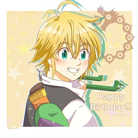 Nanatsu No Taizai Celebra El Cumplea Os De Meliodas Somoskudasai