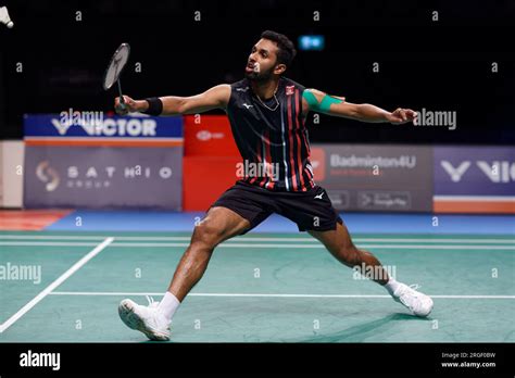 Prannoy H S Of India In Action During The Men S Singles Final Of The