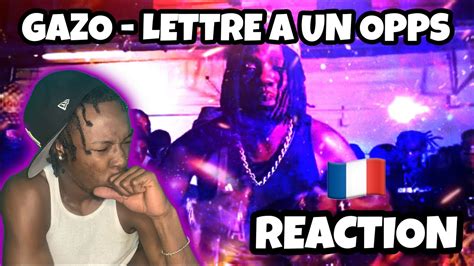 AMERICAN REACTS TO FRENCH DRILL RAP GAZO LETTRE A UN OPPS Clip